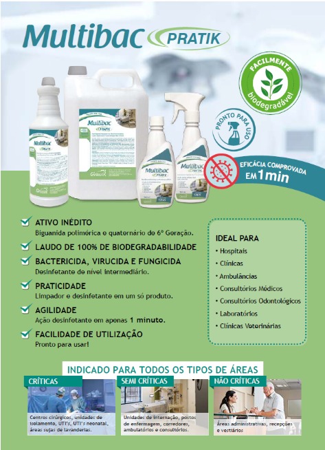 Avaliação técnico-científica sobre a evolução dos agentes desinfetantes e a limitação do uso do álcool etílico 70%