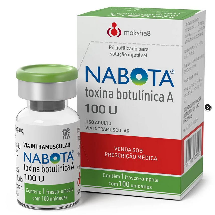 TOXINA BOTULÍNICA TIPO A NABOTA 100U  RENNOVA - INNOVAPHARMA